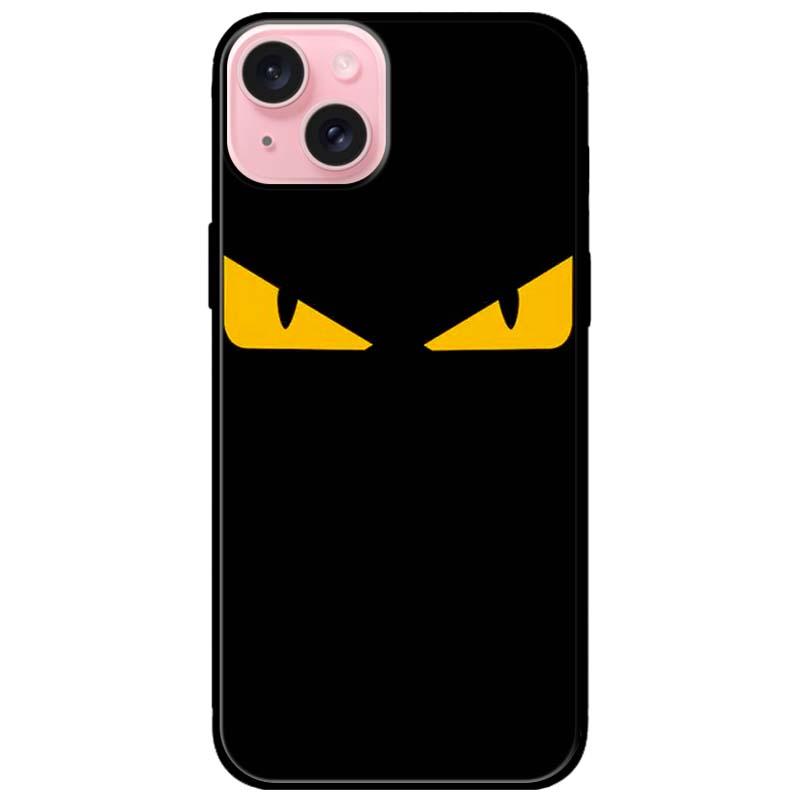 Ốp lưng dành cho Iphone 15 - Iphone 15 Plus - Iphone 15 Pro - Iphone 15 Pro Max - Cặp Mắt Vàng Trên - Hàng Chính Hãng
