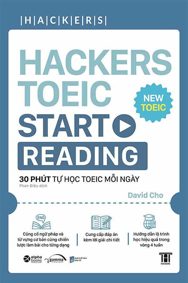 Hackers TOEIC Start Reading - 30 Phút Tự Học TOEIC Mỗi Ngày (Tái bản năm 2023)