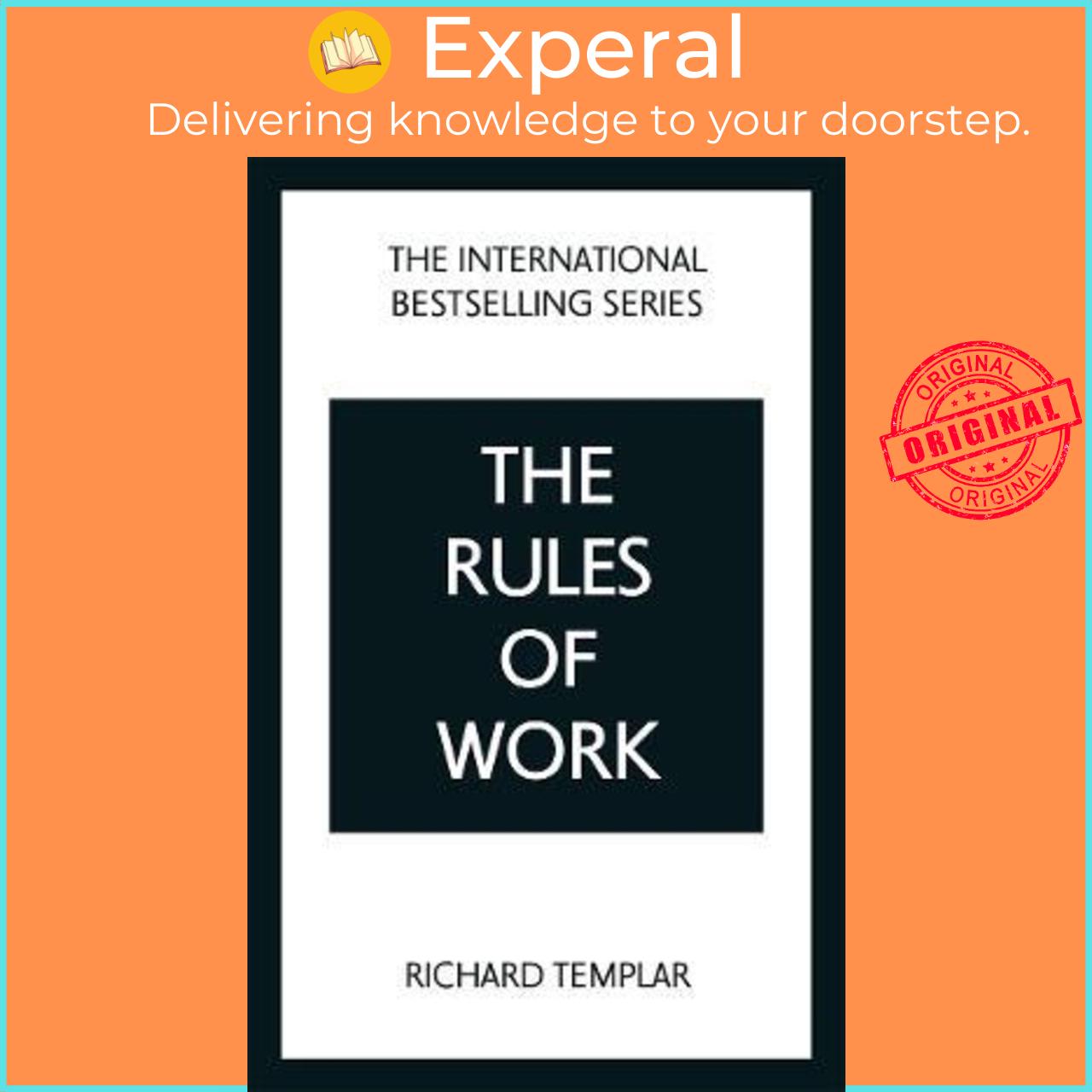 Sách - Rules of Work by Richard Templar (UK edition, paperback)