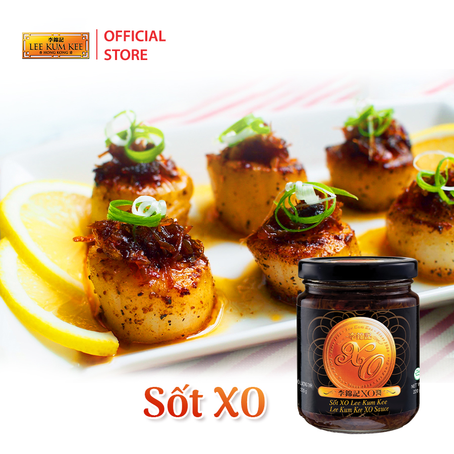 Xốt XO Lee Kum Kee XO Sauce dành cho người sành ăn với thành phần chọn lọc từ sò khô tôm khô