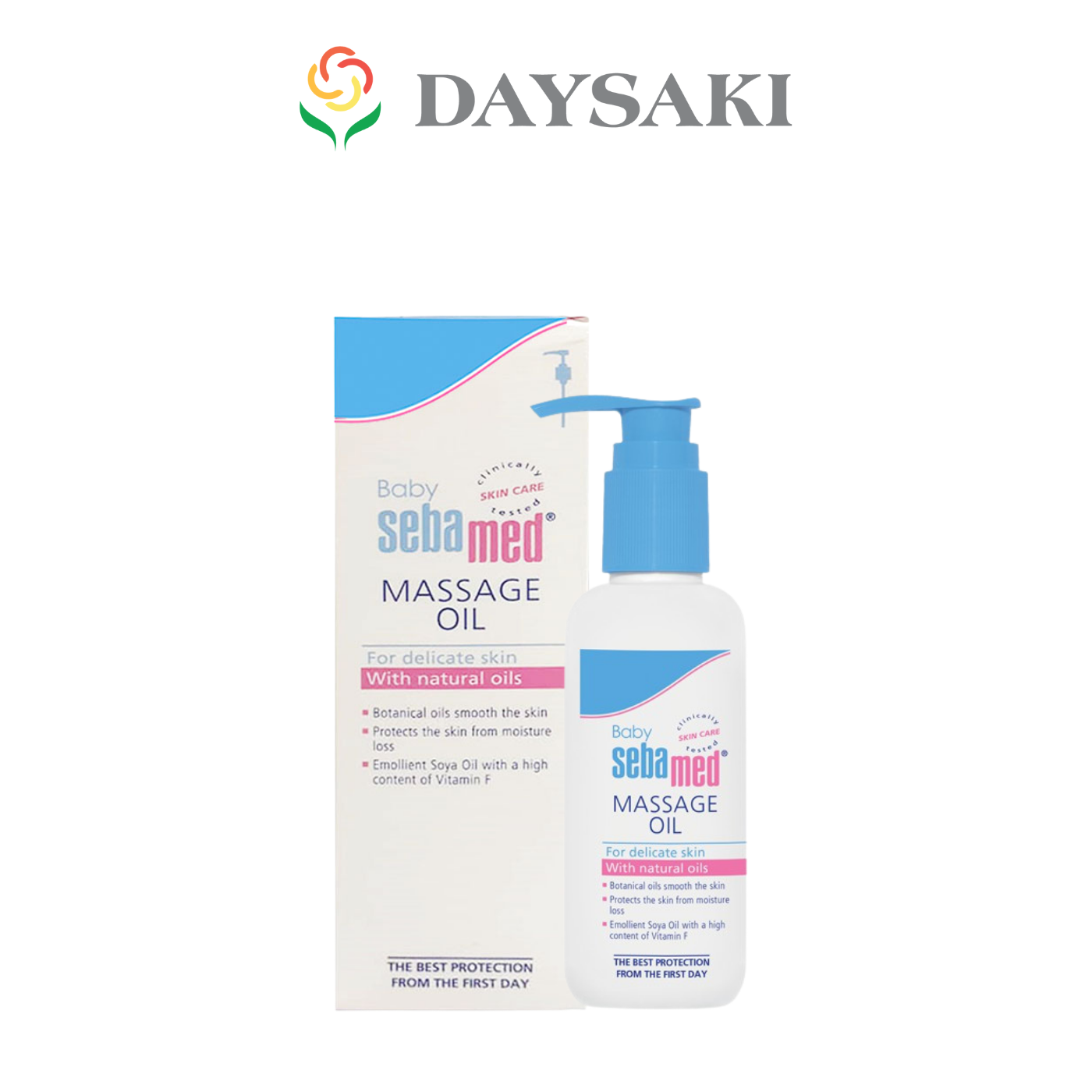 Sebamed Dầu Massage pH5.5 Cho Trẻ Em Baby Soomthing Massage Oil 150ml