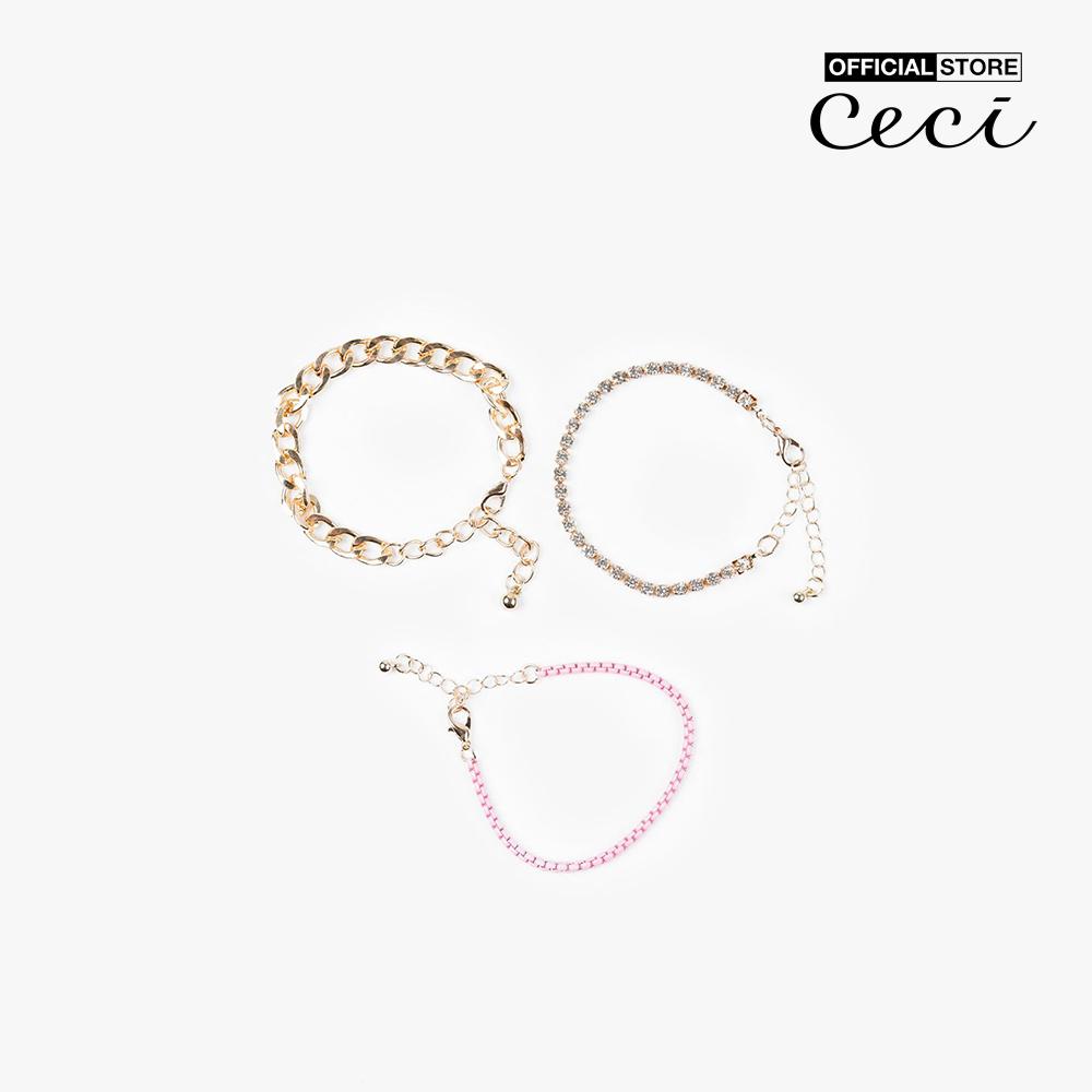 CECI - Vòng đeo tay nữnhiều tầng độc đáo CC3-04000022-27