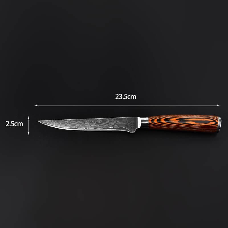 DAO - DAO BẾP NHẬT BẢN CLASSIC BONING THÉP DAMASCUS MÃ DDT120 VNS