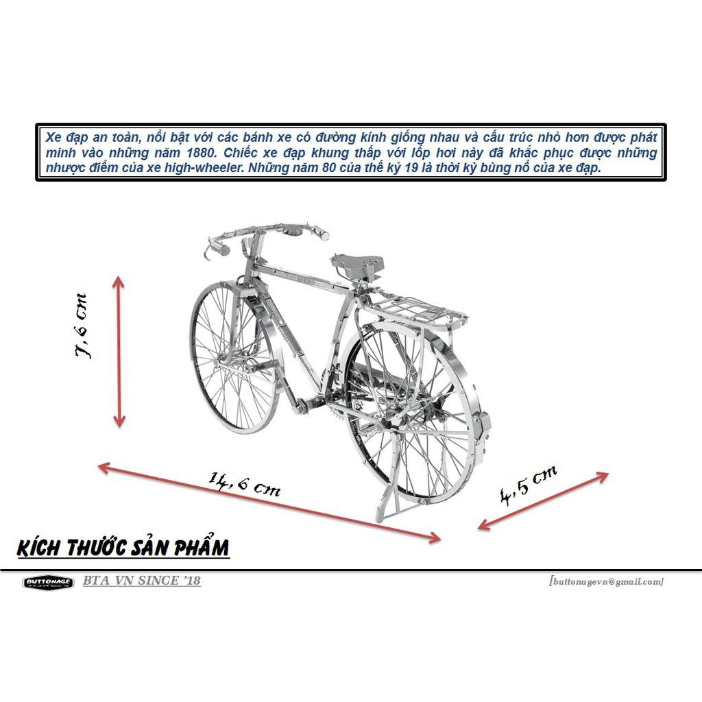 Mô Hình Lắp Ráp 3d Xe Đạp Cổ Điển