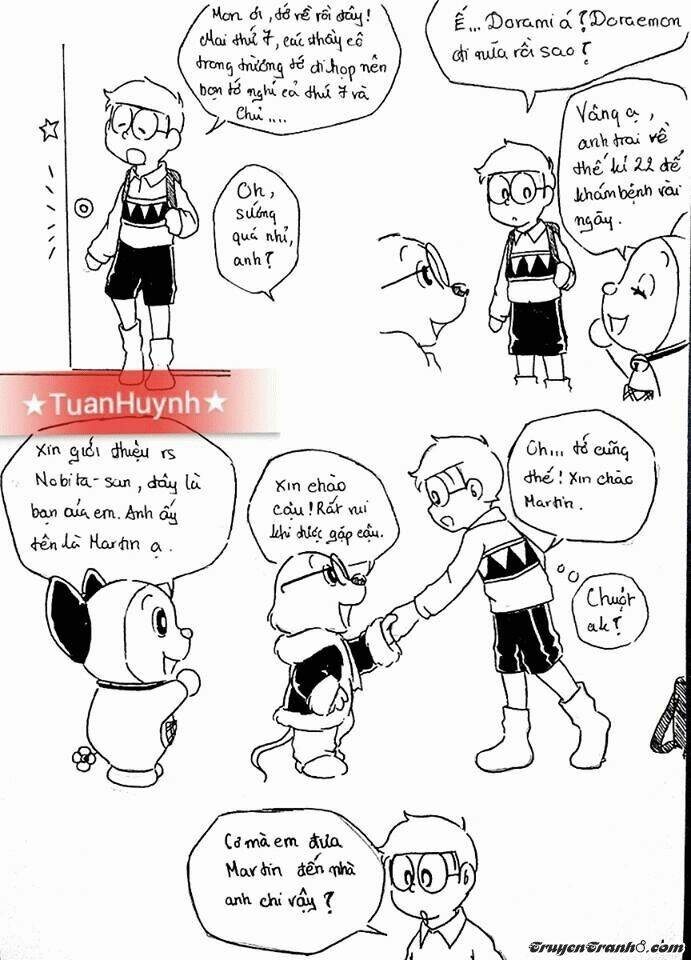 doraemon fan-made : nobita và cuộc phiêu lưu đến hòn đảo bị mất chapter 1 3