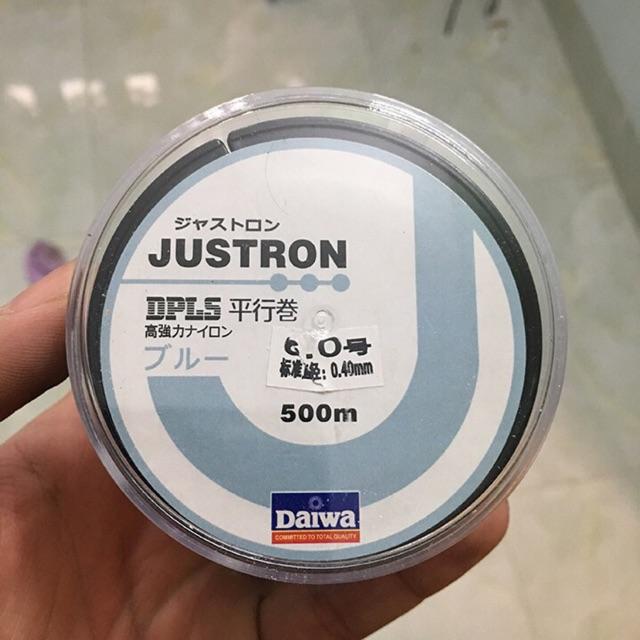 Cước câu cá justron 500m đủ size.