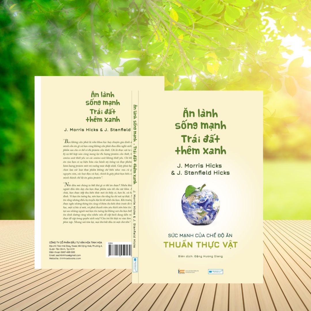 Combo sách: Ăn lành sống mạnh Trái đất thêm xanh + Liệu Trình Dinh Dưỡng Tối Ưu - Phương Pháp Đơn Giản Để Giảm Cân & Chữa Bệnh Theo Chế Độ Dinh Dưỡng Thực Vật Toàn Phần