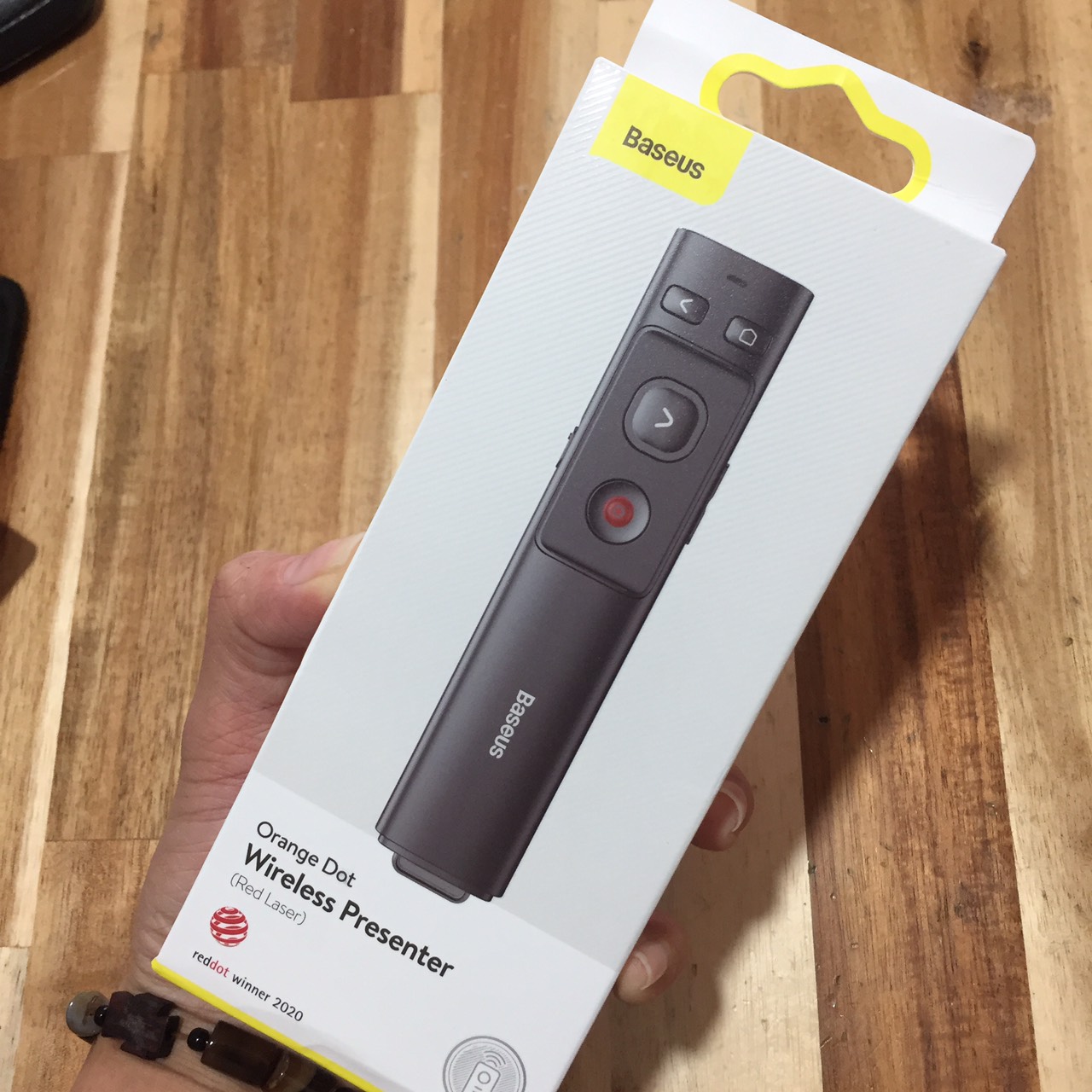 Bút trình chiếu Baseus Orange Dot Wireless Presenter ACFYB-0G - Hàng chính hãng