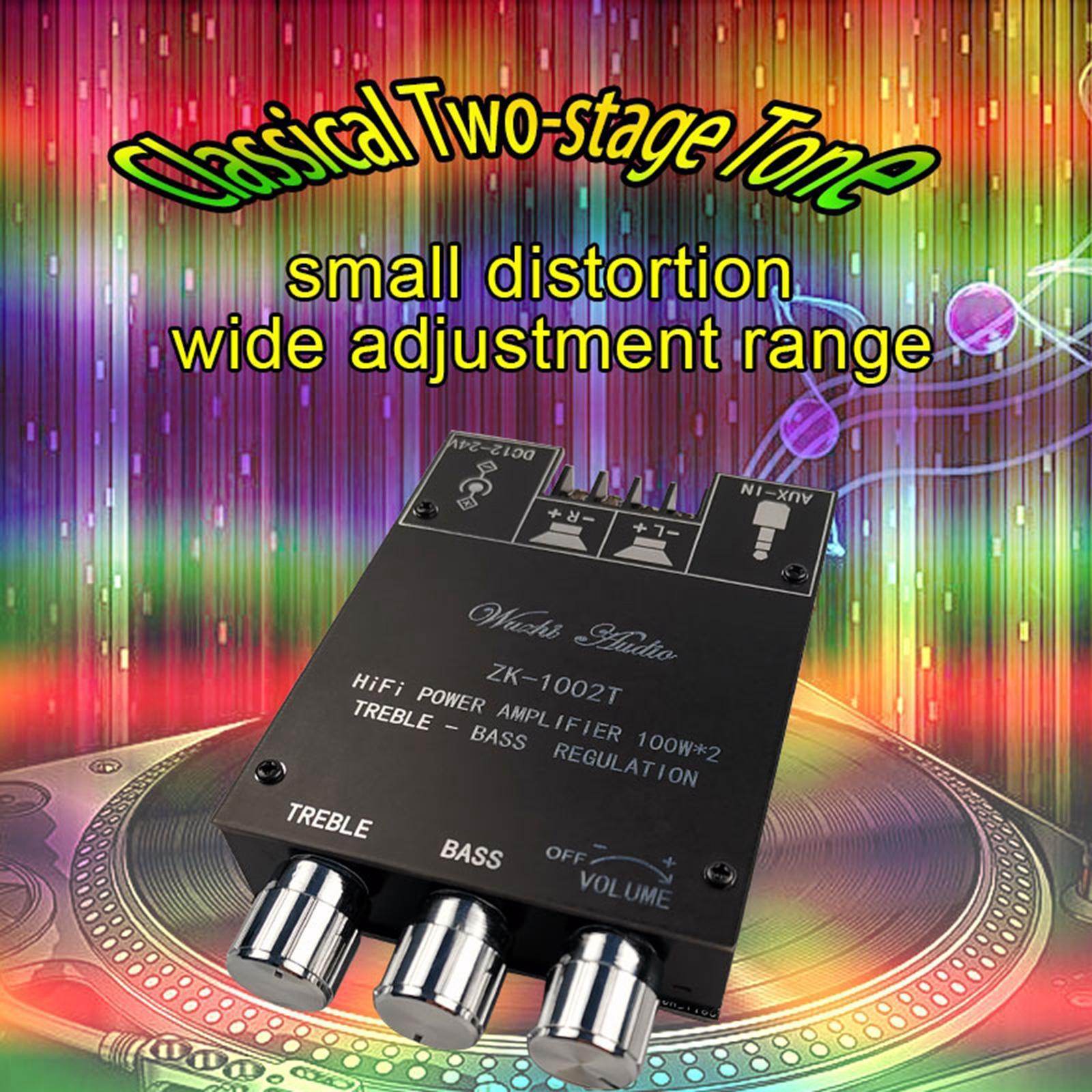 Subwoofer Bluetooth Receiver Audio Amplifier Board 100W+100W