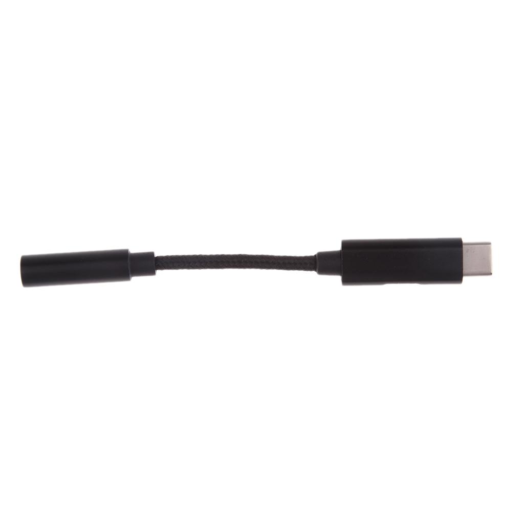 2 in 1 USB Type C Cable Fast Charge to 3.5mm Audio Headphone Adapter Converter Supports Audio and Charging for Motorola MotoZ, Letv