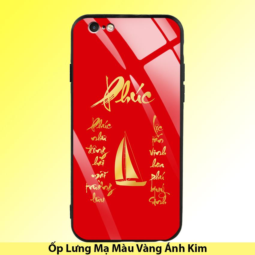 Ốp Lưng Mạ Màu Vàng Ánh Kim cho điện thoại Iphone 6 / 6S - 03001 8001 PHUC05 - Phúc - Hàng Chính Hãng