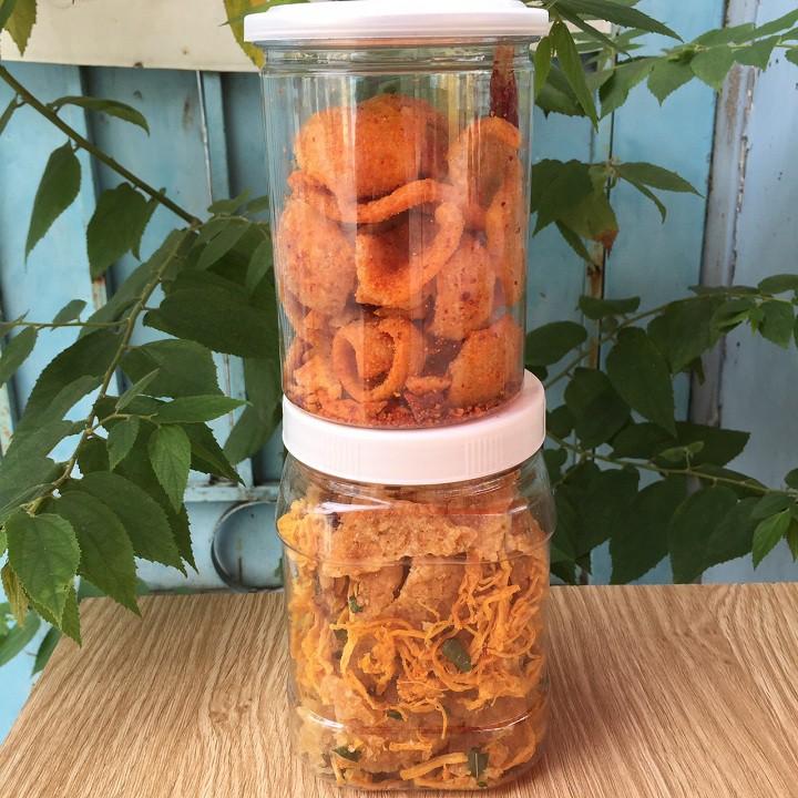 Combo 3 hũ rong biển - da heo - cơm cháy khô gà HIỆU SK FOOD