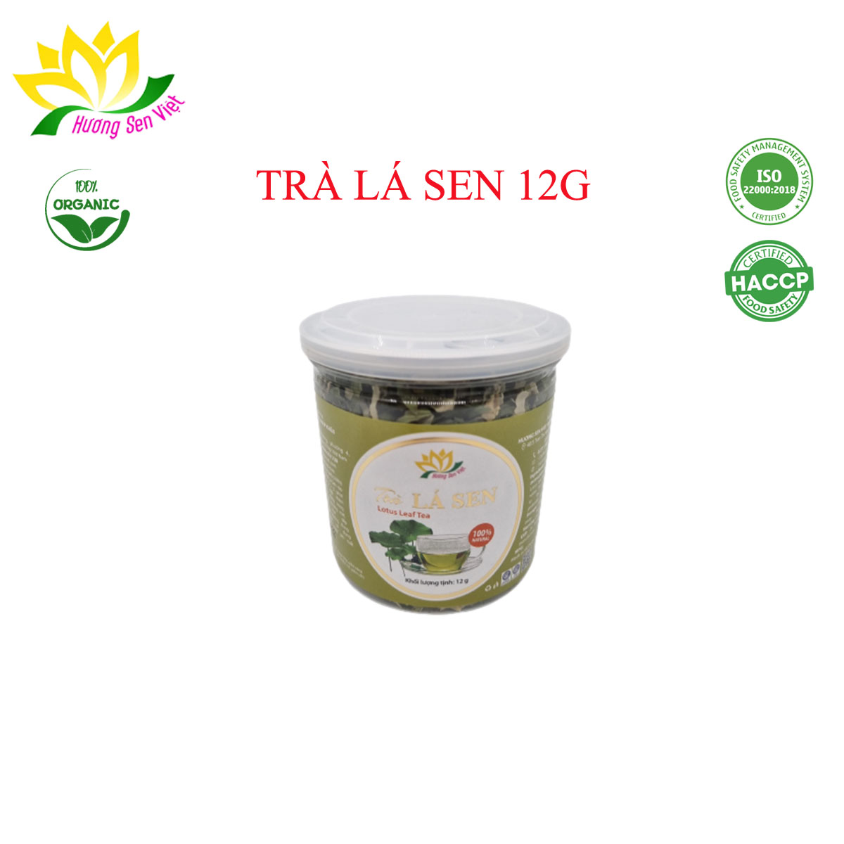 TRÀ LÁ SEN HŨ 12G - HƯƠNG SEN VIỆT