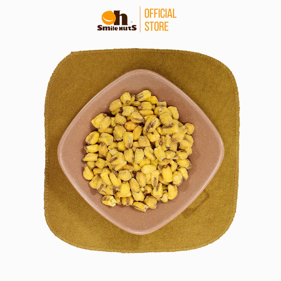 Bắp Sấy Giòn Smilenuts vị Mật Ong &amp; Bù Tạt hộp 140g _ Nhập khẩu từ Tây Ban Nha _ Bắp sấy giòn rụm, thơm ngon, tẩm vị vừa ăn _ phù hợp ăn vặt, snack bắp rang/sấy hảo hạng