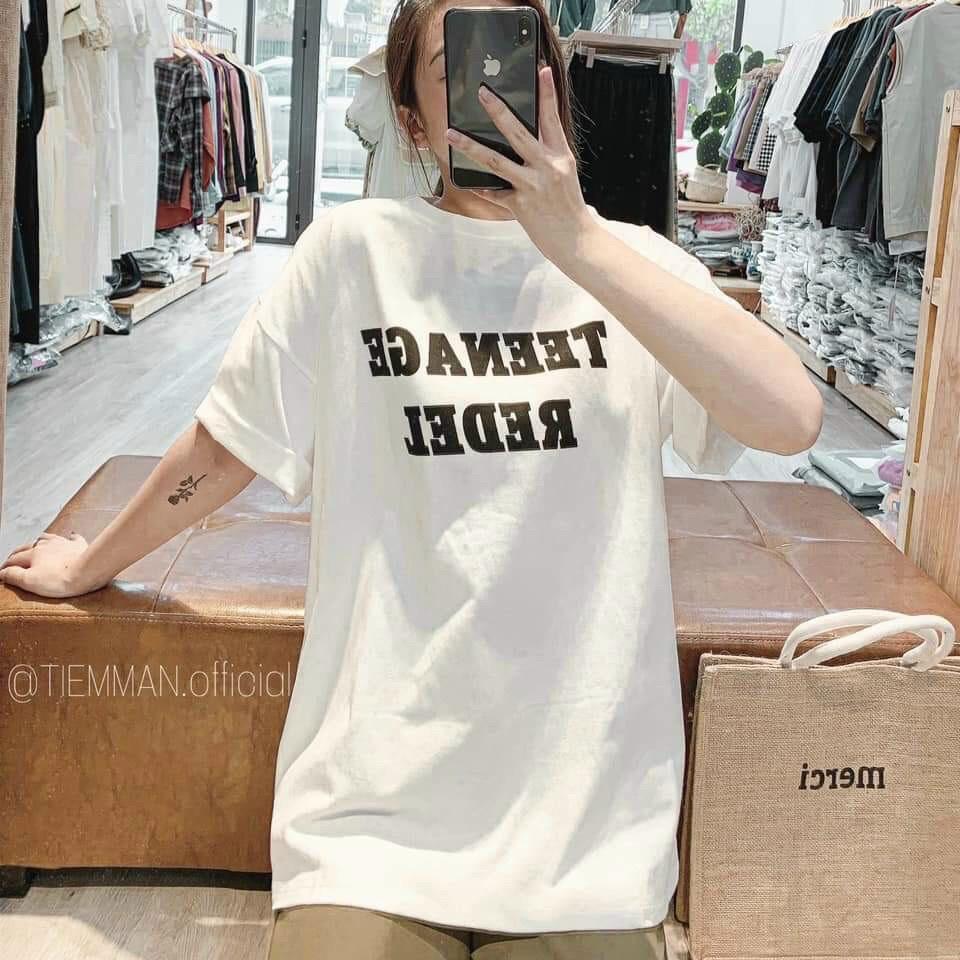 Áo thun cotton form rộng thời trang nữ - hottrend phong cách hàn quốc siêu hot cho các bạn trẻ