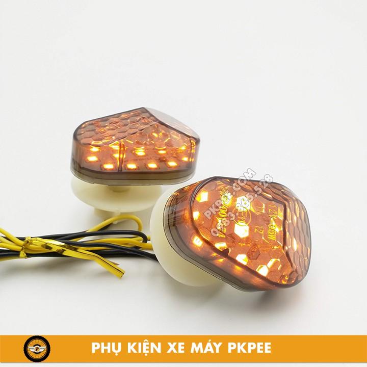 Một Cặp Xi Nhan Led Mẫu Con Bọ Gắn Được Nhiều Loại Xe