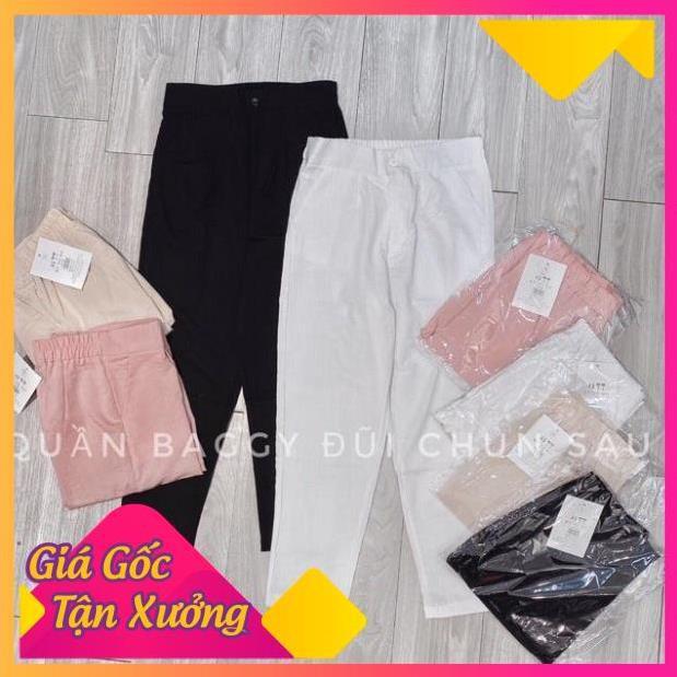 QUẦN BAGGY ĐŨI PHONG CÁCH TRẺ TRUNG NĂNG ĐỘNG KHÓA THẬT KHUY TRƯỚC CHUN SAU THỜI TRANG BANAMO FASHION BAGGY ĐŨI 821