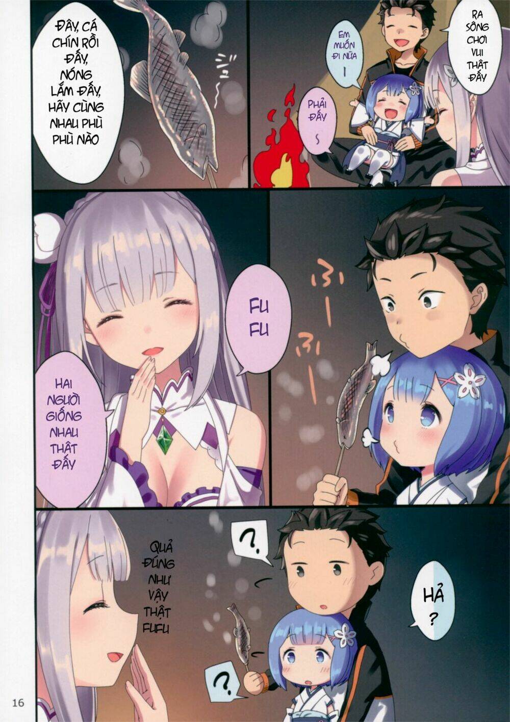 [doujinshi] re: zero youjo rem rin to issho chapter 1 15