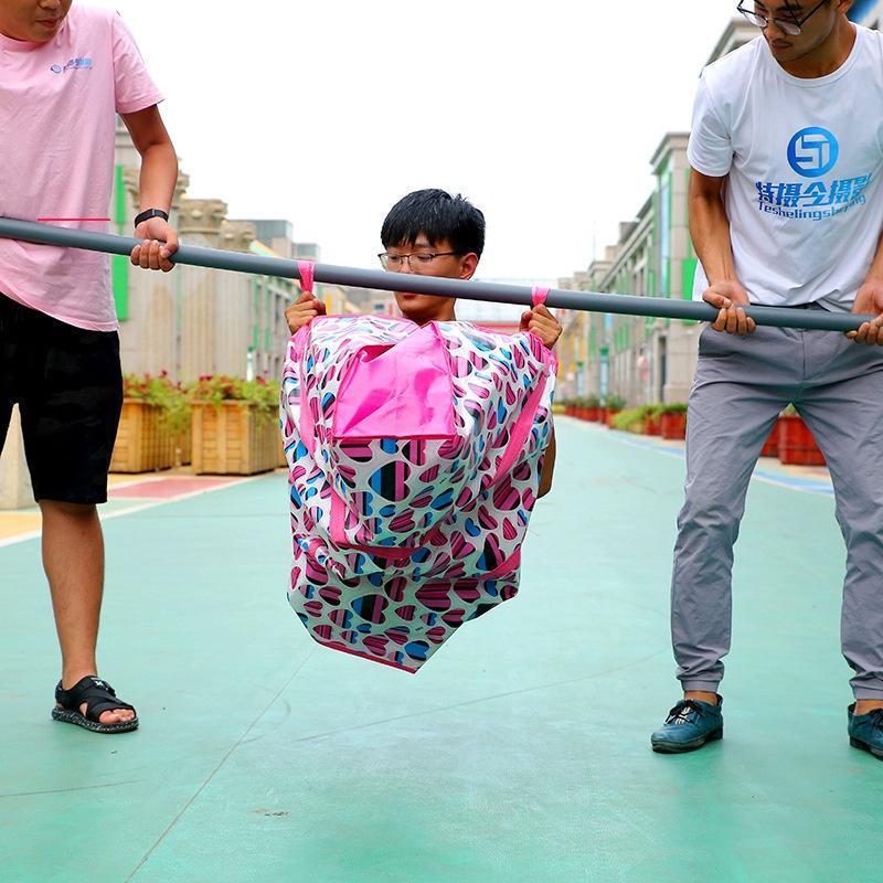 Túi xách tay đựng quần áo, chăn màn siêu to có khóa kéo size 80cm, túi bạc siêu to chống nước