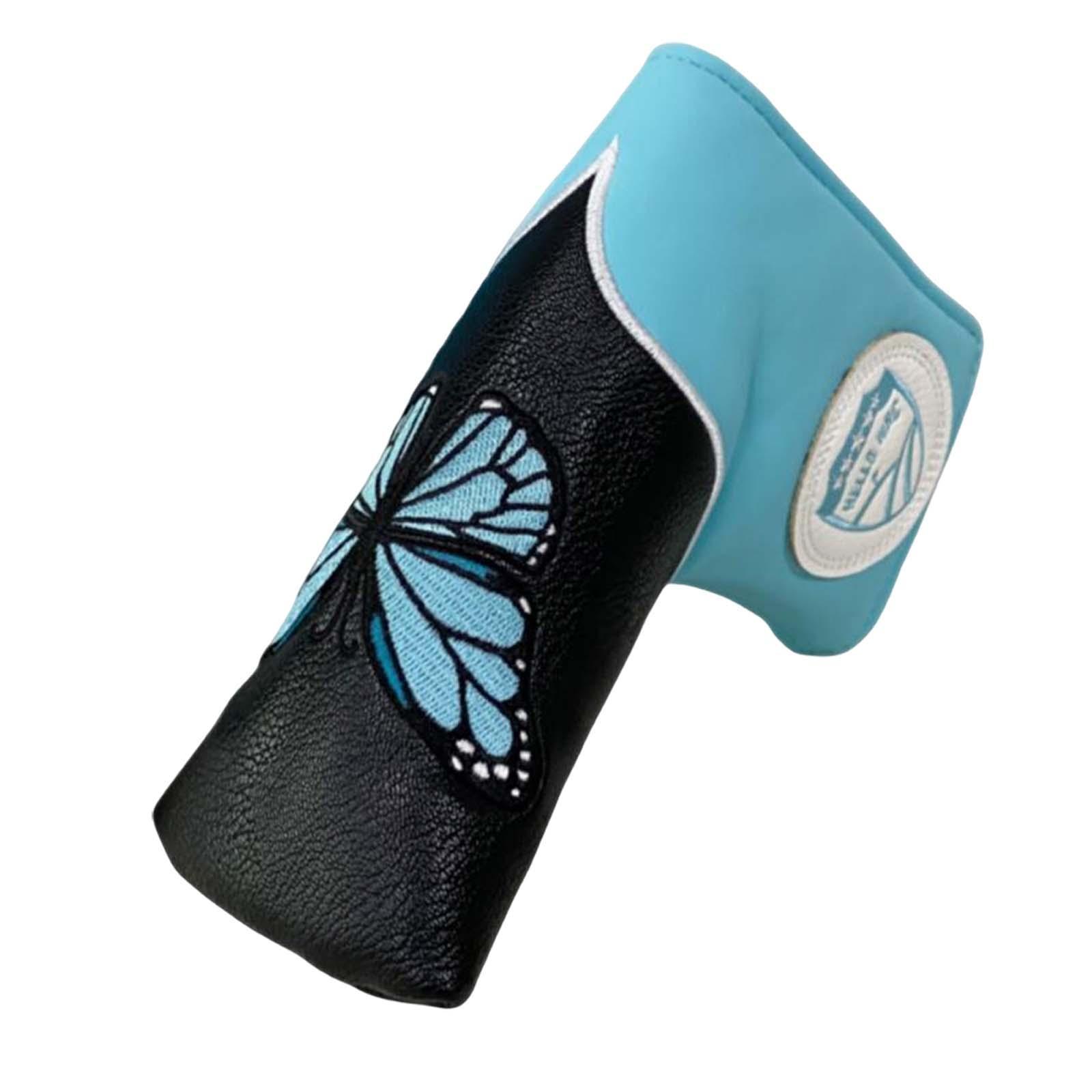 Fashion Golf Putter Head Cover Protector PU Leather Golf Club Head Cover