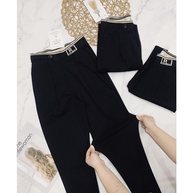 Quần baggy umi cạp chữ R phối cúc siêu đẹp
