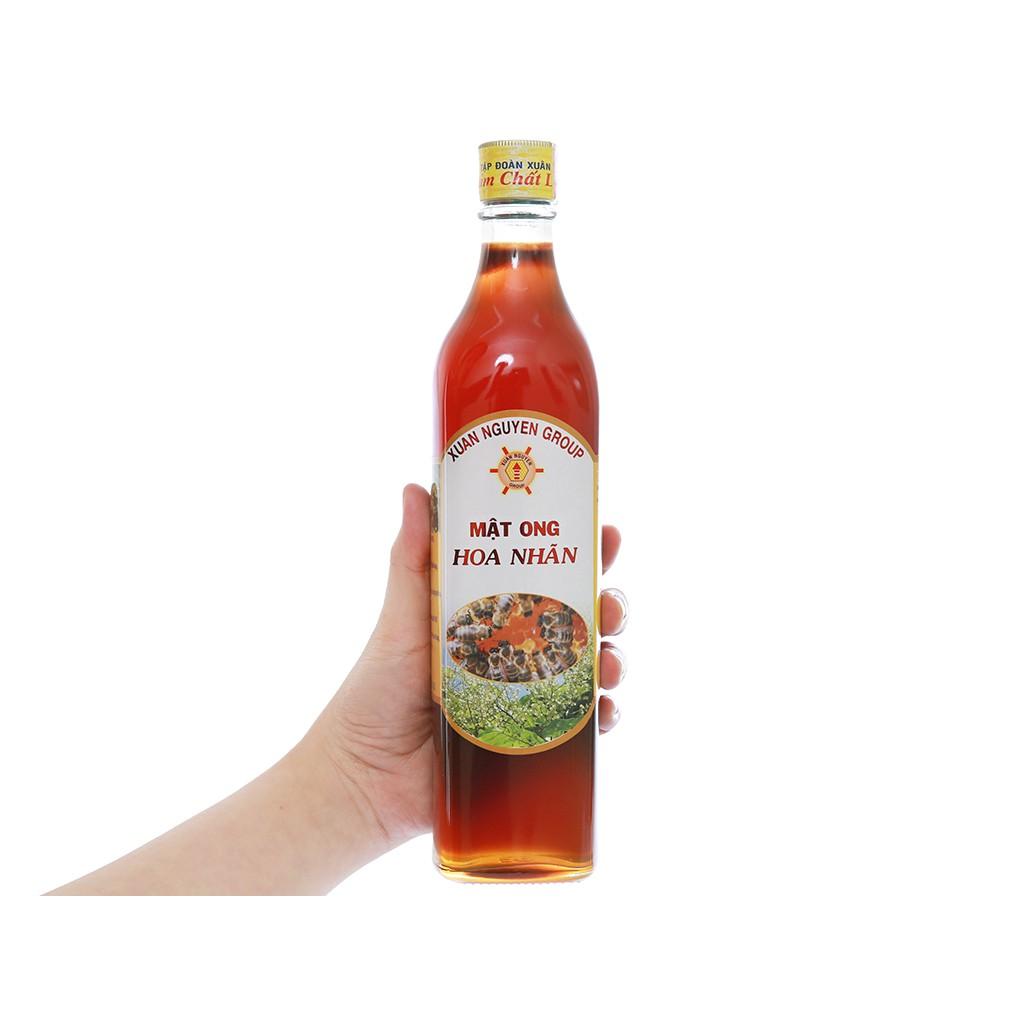 Chai thủy tinh 500ml Chai đựng mật ong , chất lỏng 500ml nắp nhôm vàng