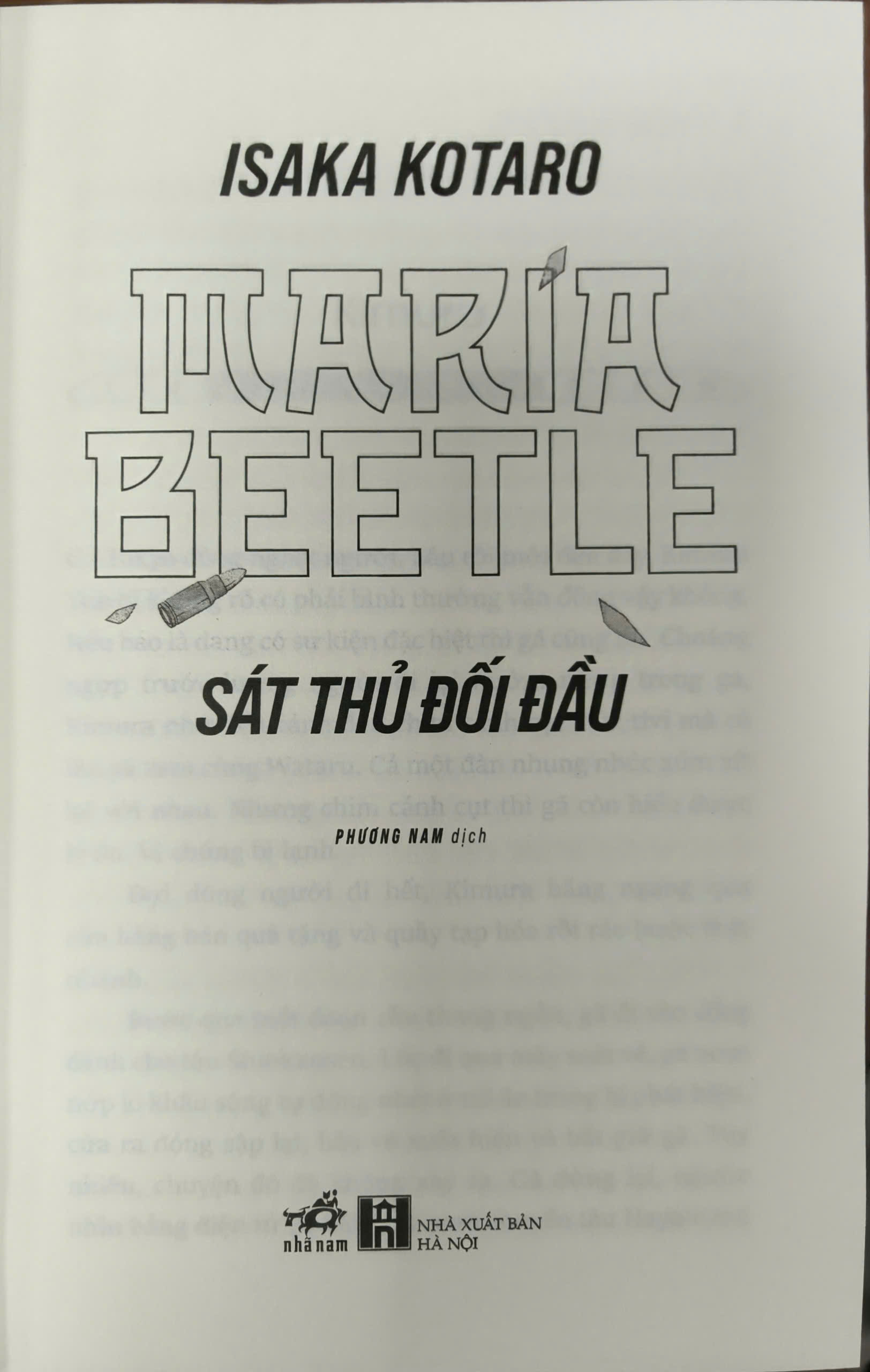 Sách - Maria Beetle - Sát thủ đối đầu (Isaka Kotaro) (Nhã Nam Official)