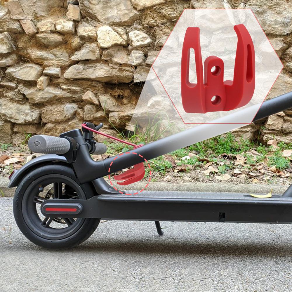 Móc treo phía trước xe tay ga điện cho Xiaomi Mijia M365/1S/Pro Scooter Phụ kiện Túi Mũ bảo hiểm kép kép kép Color: Red2