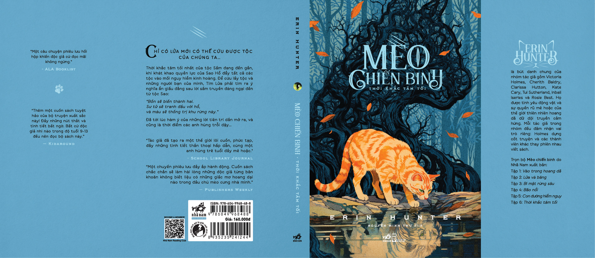 Sách - Mèo chiến binh: Thời khắc tăm tối - Erin Hunter - Nhã Nam Official