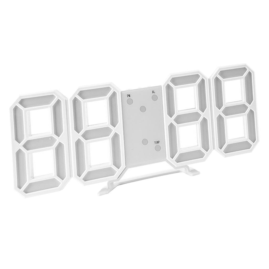 Number Clock Tabletop LED Alarm Clocks for Home Office