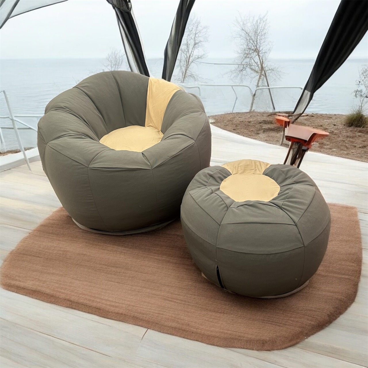Ghế Lười Hoa Cúc Olefin Home Dream