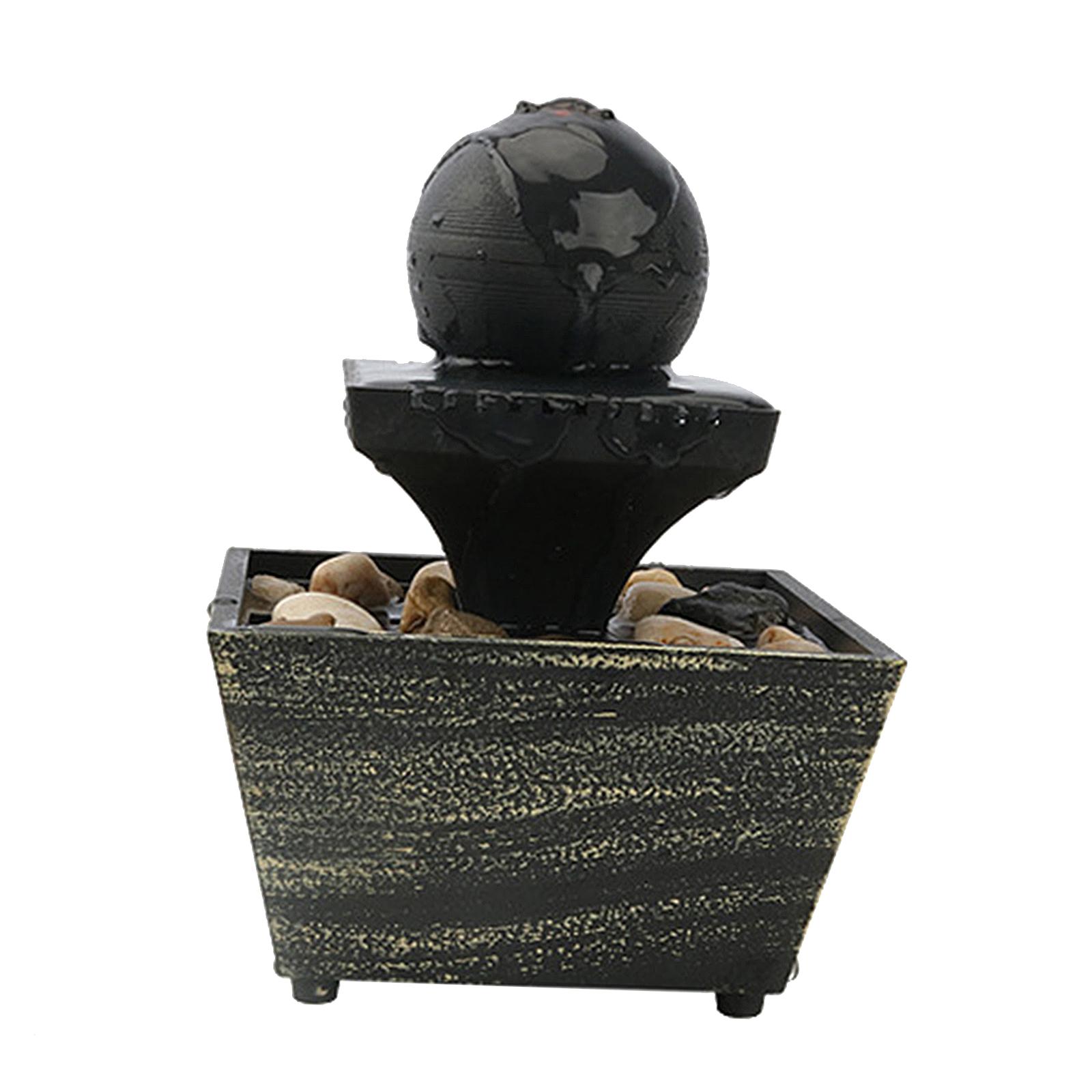 Tabletop Waterfall Fountain Meditation Waterfall Fountain for Home Office