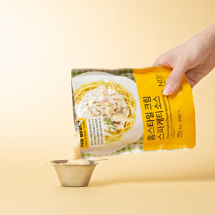 Sốt Kem Mì Ý Kiểu Gia Đình No Brand Túi 400g