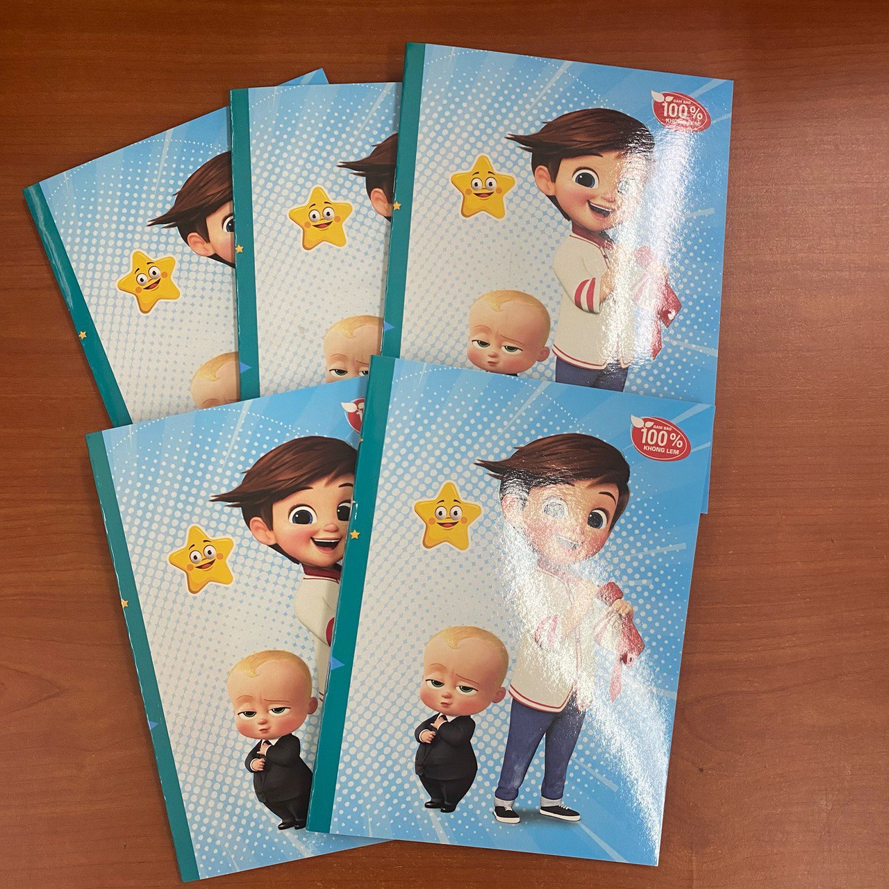 Tập Học Sinh Vanlangbooks 96 Trang (Định Lượng 100 - 4 Ôly) - Boss Baby - Vanlangbooks 