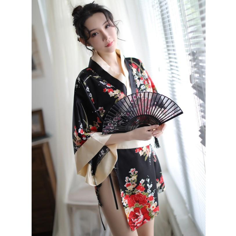 Bộ đồ ngủ Kimono phong cách Nhật Bản quyến rũ