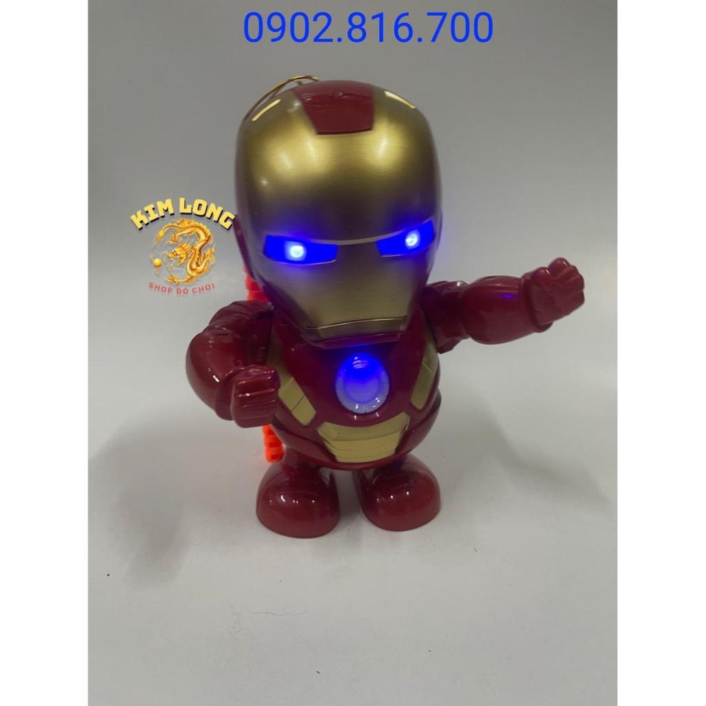 Đồ chơi lồng đèn siêu nhân Iron man cho bé trai tặng kèm pin quà tặng trung thu cho bé