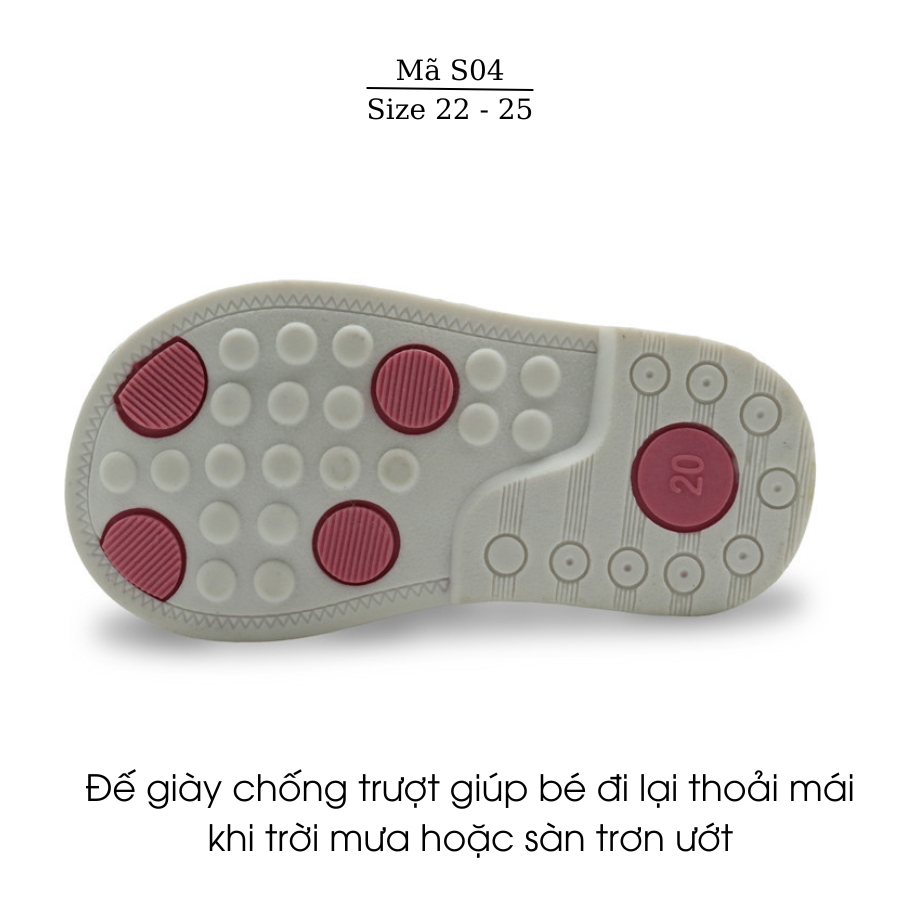 Giày Sandal Chỉnh Hình Y Khoa Hỗ Trợ Bàn Chân Bẹt Apakowa Cho Bé Trai Gái 1 - 3 tuổi NHÍM SHOP S04