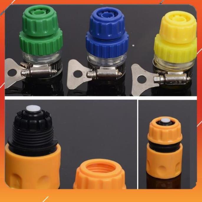 Vòi Xịt️Evoucher Bộ dây vòi xịt nước rửa xe, tưới cây , loại 3m,5m 206587 cút sập,nối vàng+ mở chai