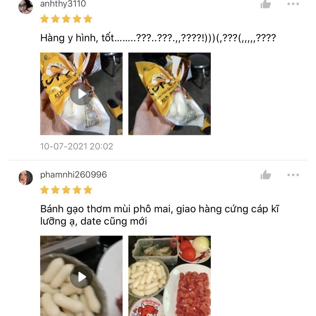 Bánh gạo tokbokki nhân phô mai - Sannadle chính hãng