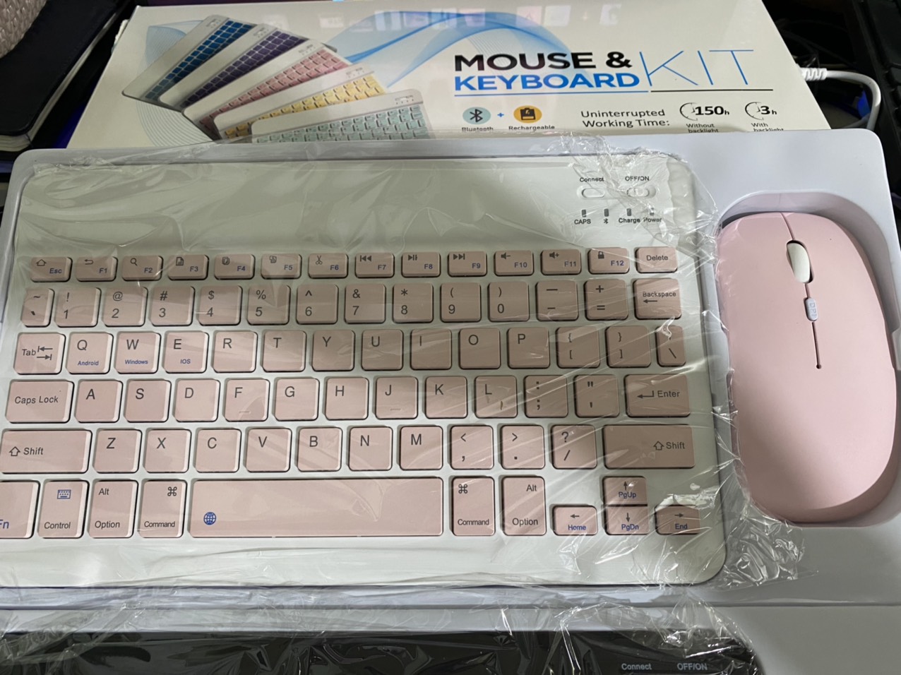 Combo bàn Phím Chuột Mini Bluetooth