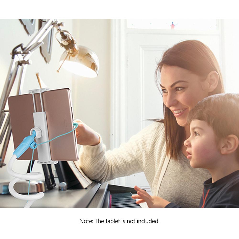 Giá đỡ điện thoại có kẹp cánh tay dài linh hoạt tương thích với điện thoại di động và máy tính bảng