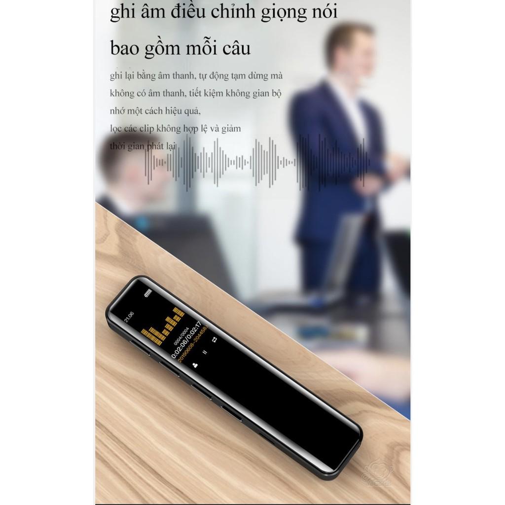 Máy ghi âm mini màn hình IPS HD áp dụng học tập / biên bản họp / đàm phán kinh doanh - AsiaMart