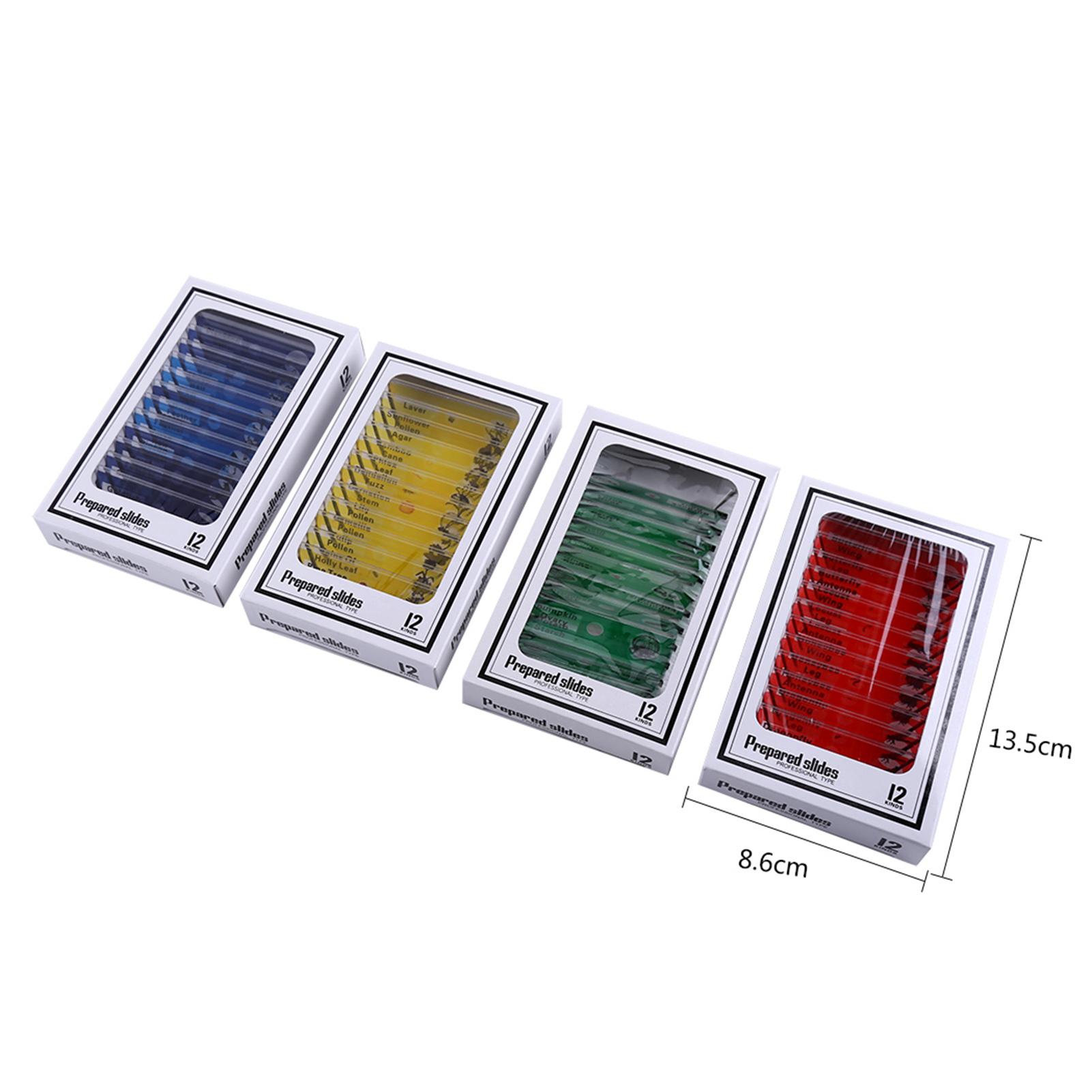 Set 48 tiêu bản mẫu thực vật và động vật cho kính hiển vi