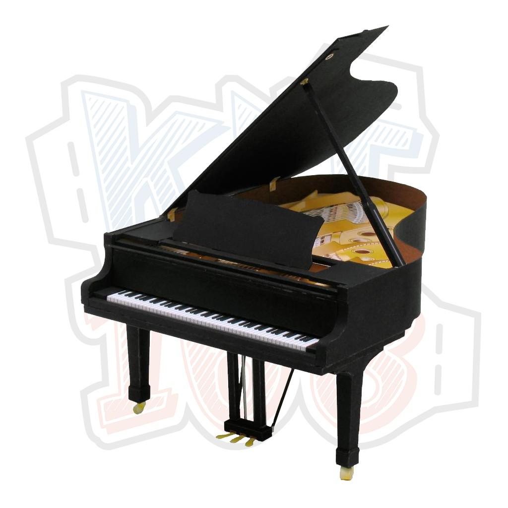 Mô hình giấy nhạc cụ đàn Grand Piano