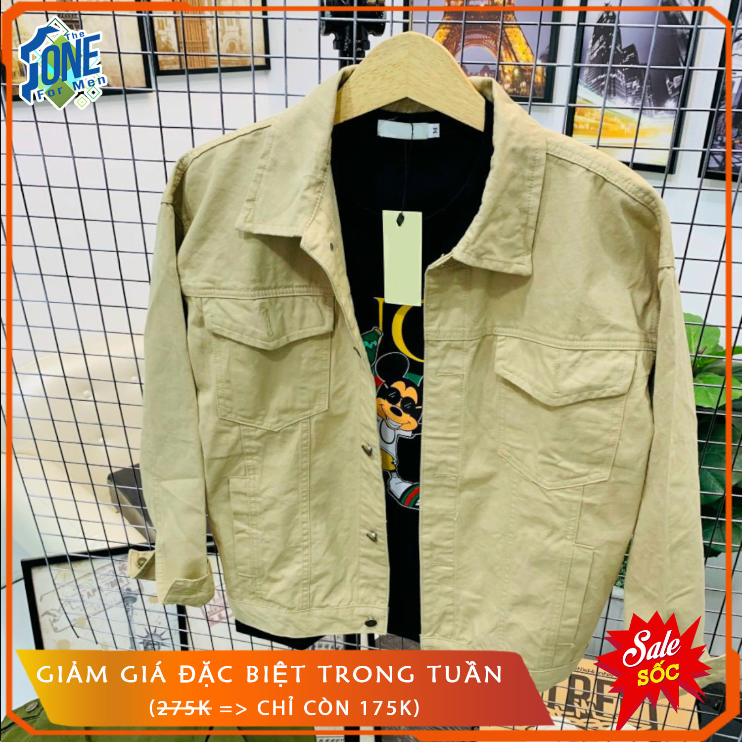 Áo Khoác Kaki Nam Nữ Hàn Quốc Form Rộng Vải Jean Kaki, Chống Năng, Chống Nhăn, Dễ Giặt Sạch, Nhanh Khô, Dành Cho Bạn Trẻ Năng Động, Nhiều Màu Phù Hợp Với Môi Trường Công Sở, Đi Chơi, Cafe Hoặc Đi Dạo