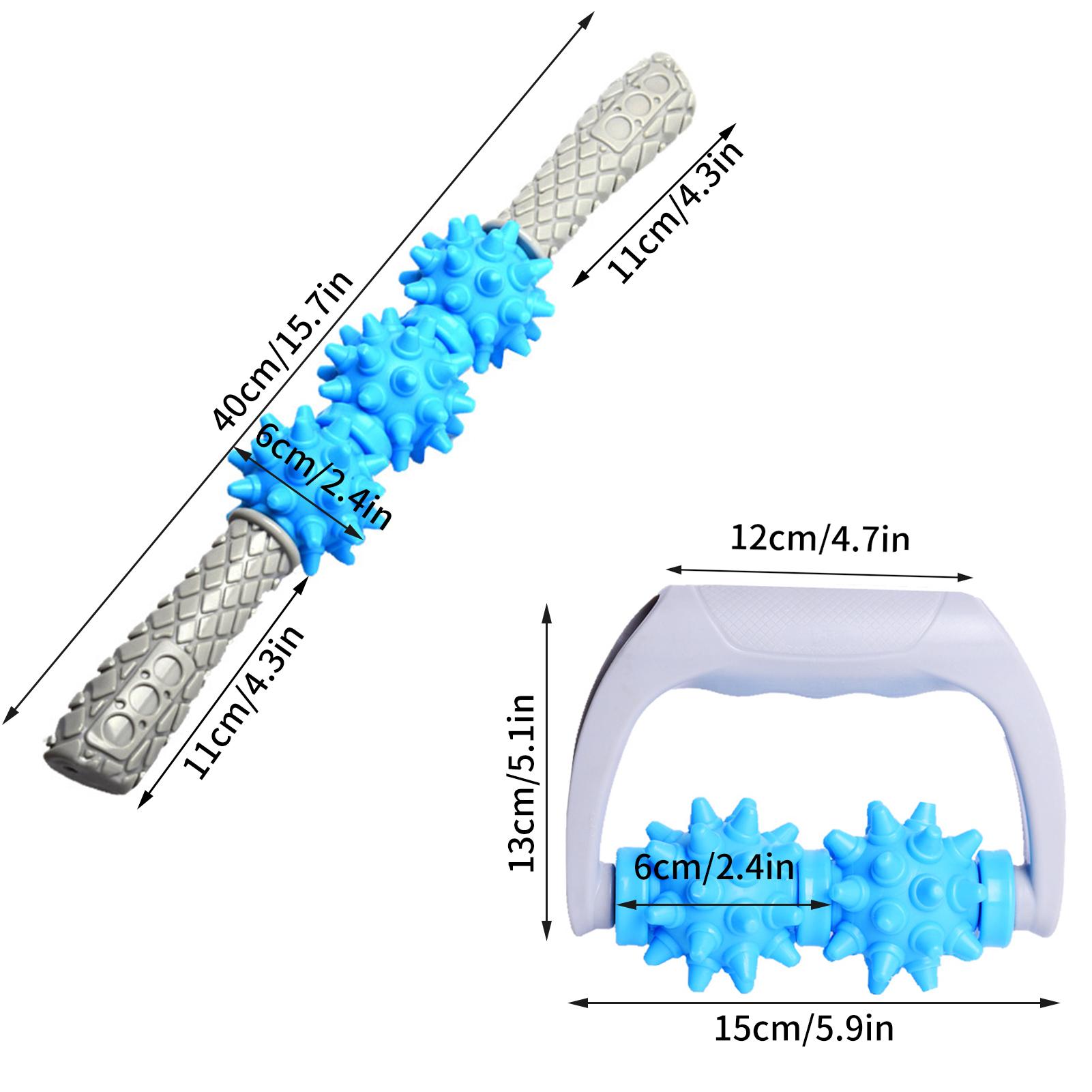 Thiết bị massage cầm tay, bằng con lăn có gai, thư giãn toàn thân
