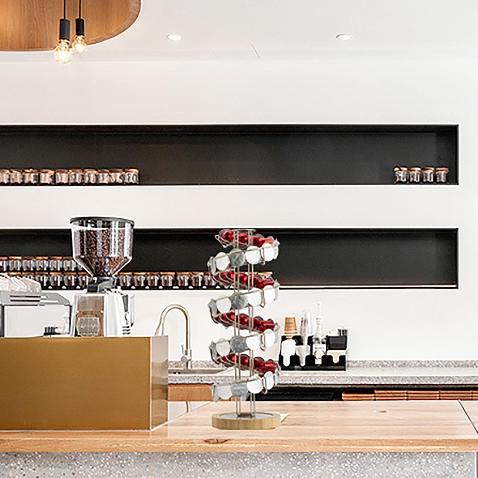 Coffee Capsule Rack Rotatable Coffee Pod Holder Stand
