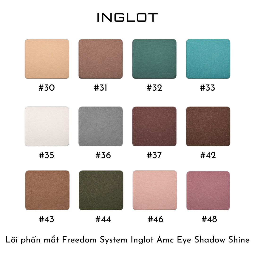 Lõi phấn mắt Freedom System Amc Eye Shadow Shine INGLOT