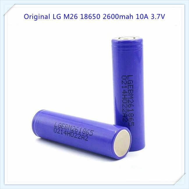 Pin sạc Lithium 18650 LG M26 2600mAh xả 10A