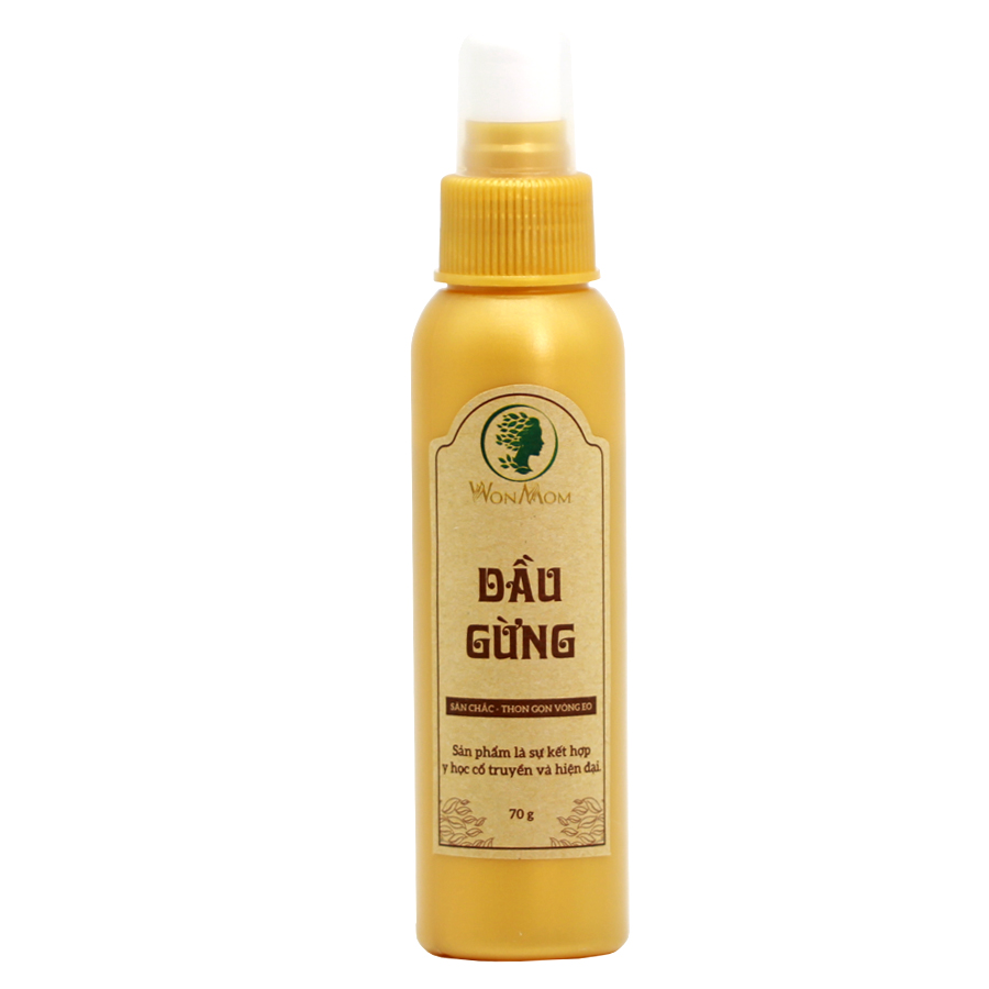 Dầu gừng thảo mộc massage tan mỡ bụng sau sinh Wonmom 70g